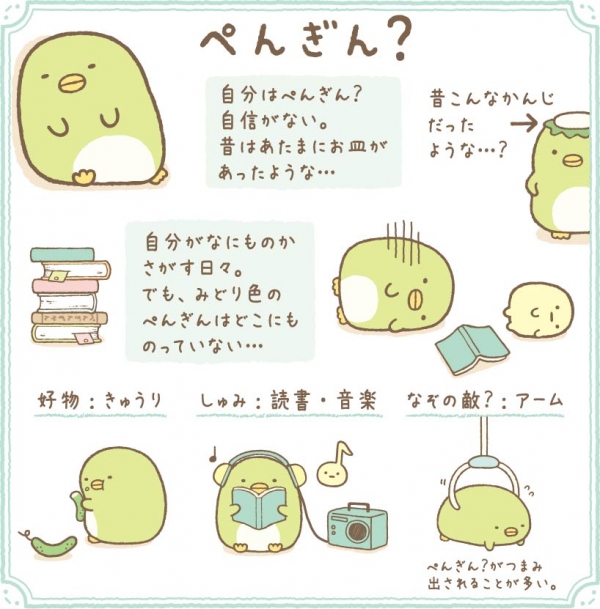 ■すみっコぐらし「ぺんぎん？」プロフィール