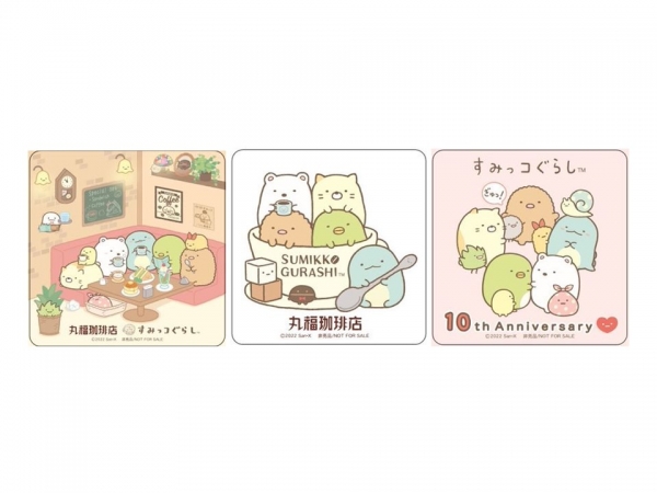 「すみっコのカラフルクリームソーダ」をご注文でコラボ限定コースターをプレゼント！