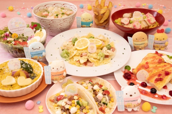 ▲コラボメニュー ※一部抜粋（本写真は8店舗分の７メニュー)