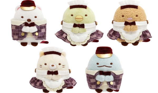 てのりぬいぐるみ 5種 各1,100円(税込) 