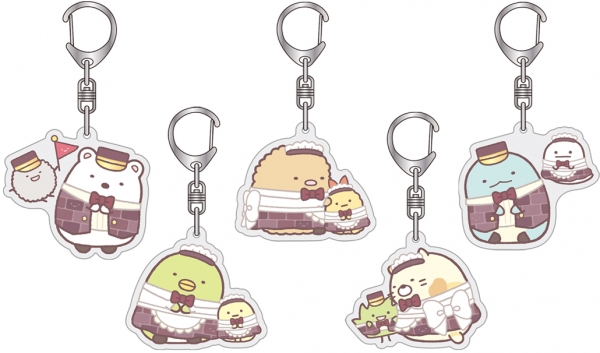 アクリルキーホルダー 5種 各605円(税込) 