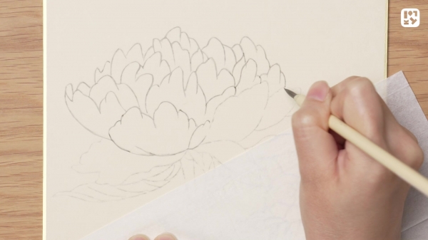 #05 面相筆で骨描きしよう