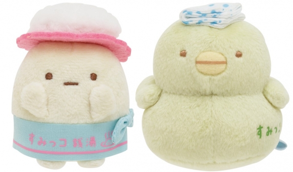 【てのりぬいぐるみ2個セット】　たぴおか＆おふろのおもちゃ　1,870円(税込)