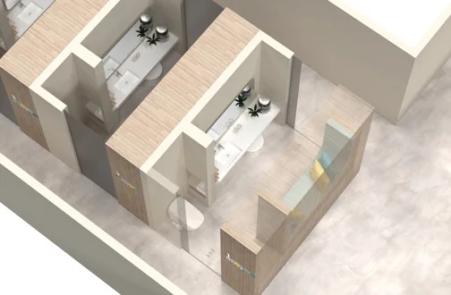 立つ・座るだけでなく、横になることも可能です。