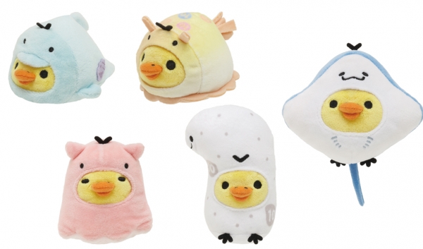 ▲てのりぬいぐるみ ５種 各1,100円(税込)