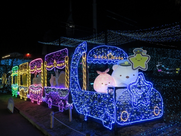 「星空さんぽトレイン」すみっコたちが乗る「空とぶ星の乗りもの」をイメージ