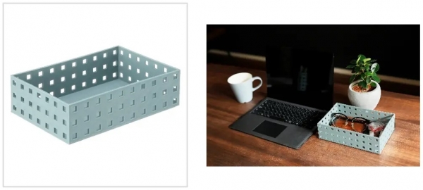 クリアホルダーからつくったブリックス 小物入れ　〈ライクイット〉