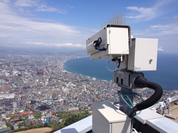 街を見守るキヤノンのお天気カメラ