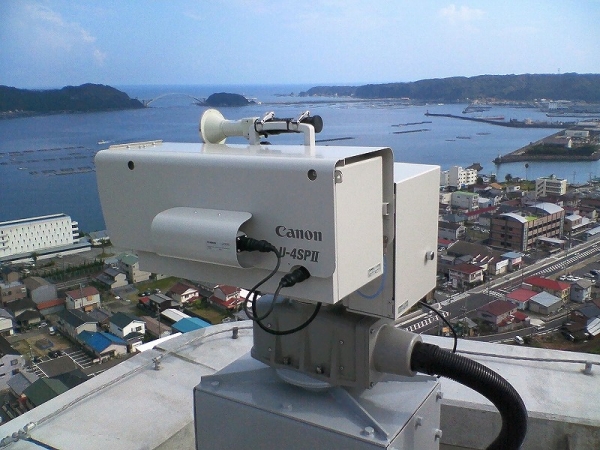 街を見守るキヤノンのお天気カメラ