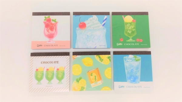 ②メモ帳(全6種)・・・385円