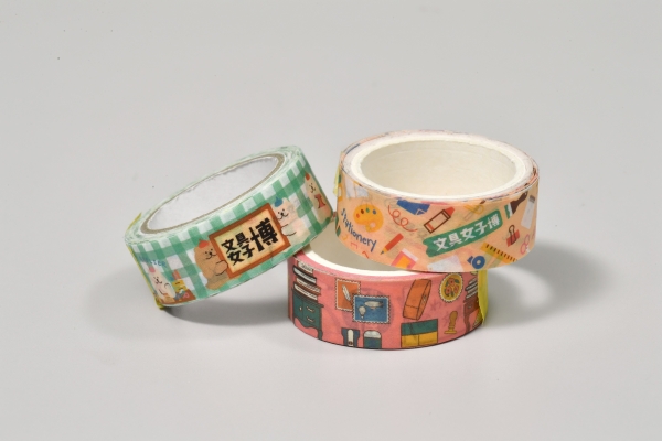 ③  マスキングテープくじ＆ビュッフェ（200円／1回）