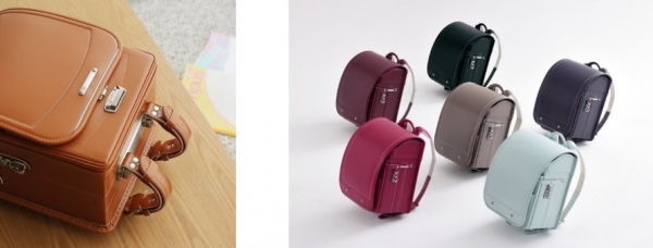 （左）「らくろくランドセル」、（右）「ベーシックモデル」イメージ