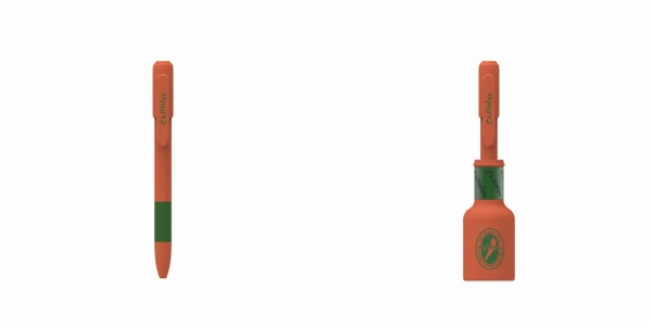 ●新商品 とうもろこし／とうがらしで作ったペン＆スタンド(第一精工舎)・・・各836円