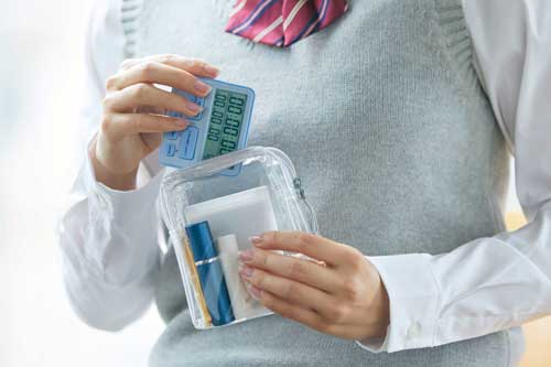 持ち運びに便利な「キーロック」機能
