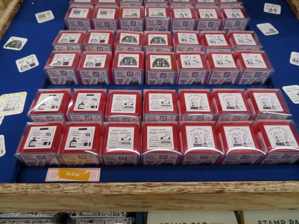 消しゴムはんこ作家・イラストレーター ericさんデザイン。手作りカード作成や付せんにもオススメ「eric浸透印」サンビー