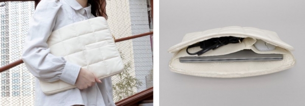 １．キルティングPCケース