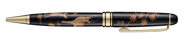 G7サミットで採用された鹿柄 AX-8808　輪島塗 蒔絵 雅風(R) ボールペン ※こちらの商品は6月発売予定です。
