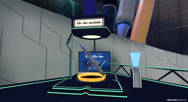 ブース2Fの商品展示の様子