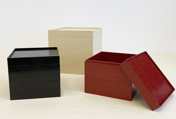 食品向け紙製重箱「JIYUBACO」