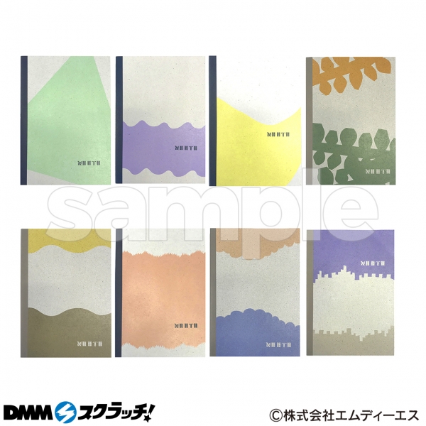 D賞　ノートB6＜NO O TO＞ 8柄セット（全1種）