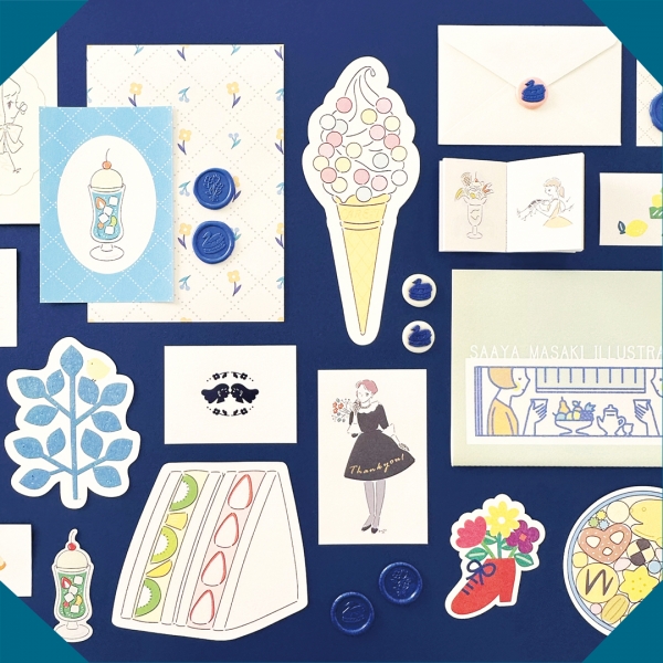「SAAYAS SHOP」イラストレーターSAAYA MASAKIが贈る、シンプルかつ柔らかさや優しさを感じられるアイテム