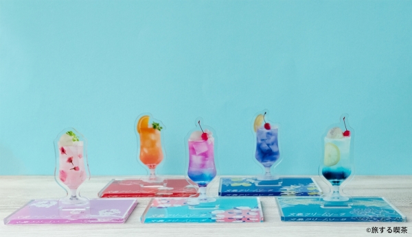 「文豪クリームソーダ」オリジナルグッズ（アクリルスタンド）