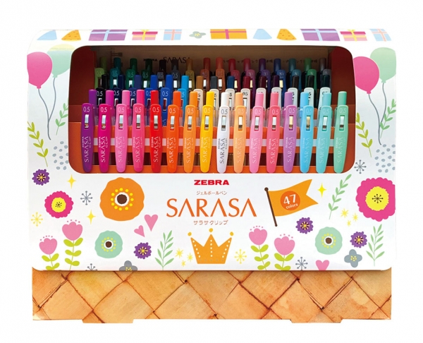 サラサクリップ 0.5 20 周年 47 色セット