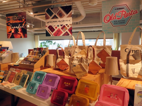 文具女子博プロデュース「Old Resta」レトロ文具コラボ雑貨ブランドの「トートバッグ」