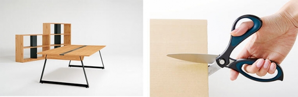 プラス　オフィス用家具「ヴィチェンダ」　はさみ「フィットカットカーブ　大型タイプ」