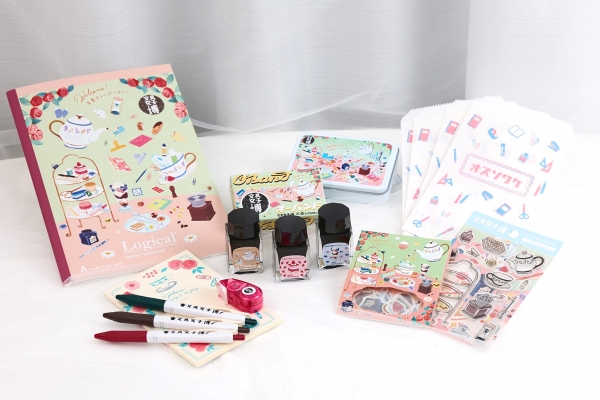⑤人気メーカーとコラボしました♪限定の文具女子博オリジナルグッズ