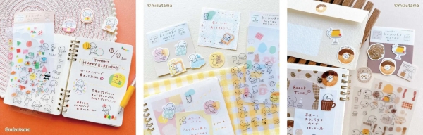■重ねてデコるシールシート(全6種)　価格：363円(税込)