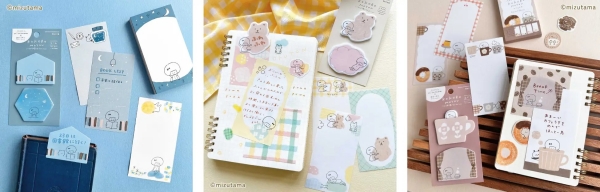 ■型抜き付箋(全6種)　価格：440円(税込)
