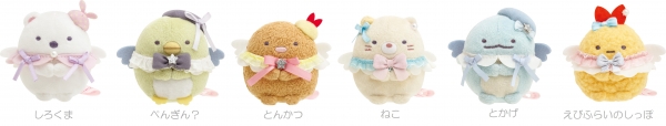 ・天使なアイドルてのりぬいぐるみ（各1,430円※税込）：全6種