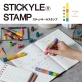 サンスター文具  スタンプが1本になった 携帯文具『スティッキールスタンプ』発売