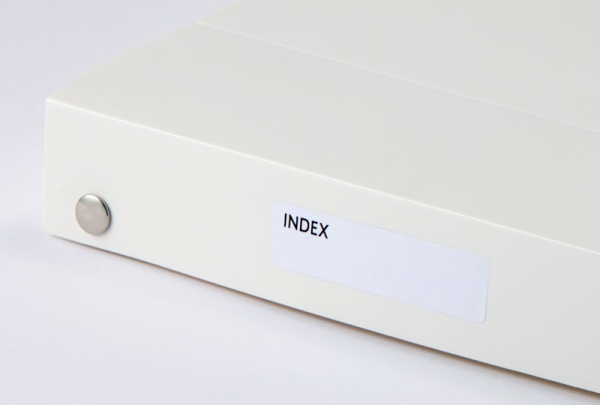 「インデックスシール」中身がわかりやすい仕分け用インデックスシール（6種）付き