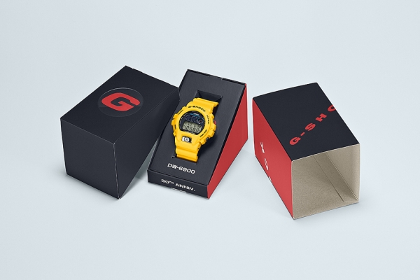 「DW-6900H」発売当時と同じテイストに仕上げたパッケージ