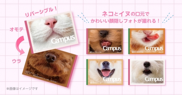 ショートドラマ「放課後Campus!」公開記念　顔隠しキャンパスノート（ハーフサイズ）プレゼントキャンペーンについて