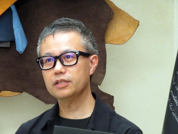 プロッターブランドディレクター斎藤崇之氏「五感をフルに、研ぎ澄ませて、この空間を楽しんでもらいたい」と述べた