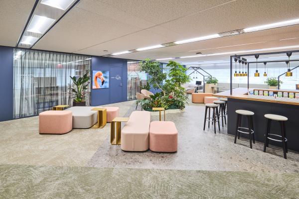 2階「ツナグ」人と自然につながる、共用コミュニケーションフロア