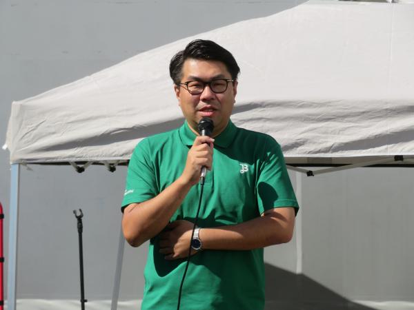 美唄市の桜井恒市長は、「日本理化学工業 チョーク工場のある川崎市高津区の皆さんに、このフェアが定着している。この縁を大切にし美唄市の事をさらに広めてきたい」と述べた
