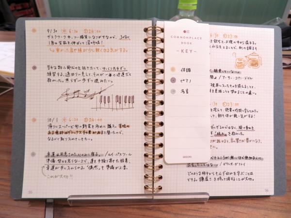 『コモンプレイスブック用ノート』使い方提案